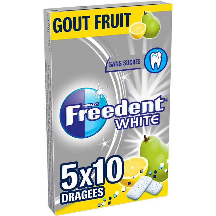 FREEDENT White Chewing-gum aux fruits