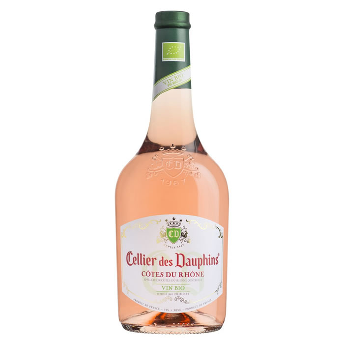 COTES DU RHÔNE - AOP Cellier des Dauphins Vin rosé bio