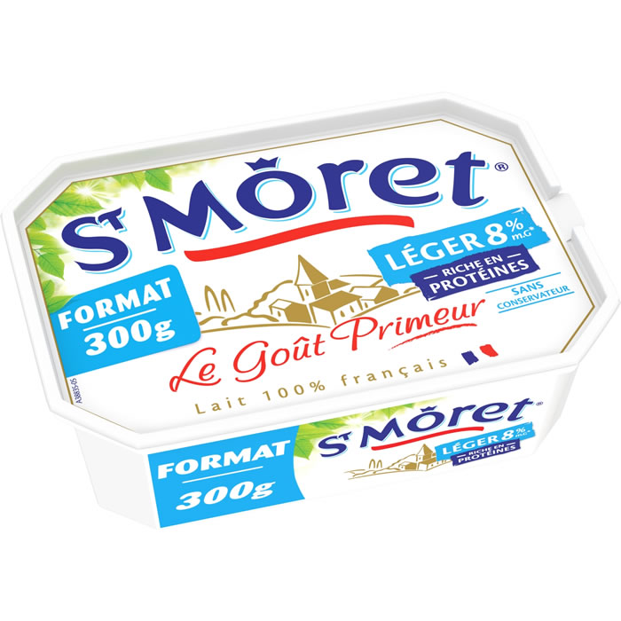 ST MORET Le Goût Primeur Spécialité fromagère au lait pasteurisé allégée