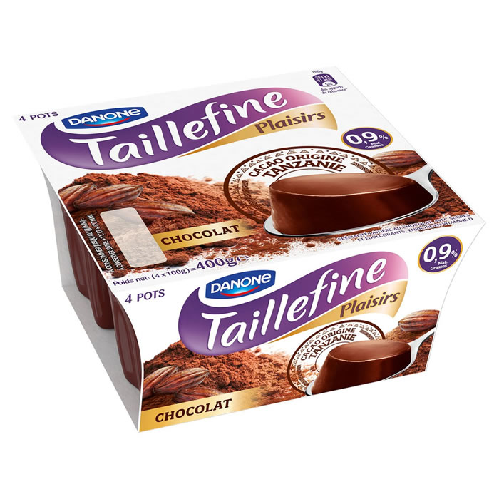 TAILLEFINE Yaourts fondants au chocolat