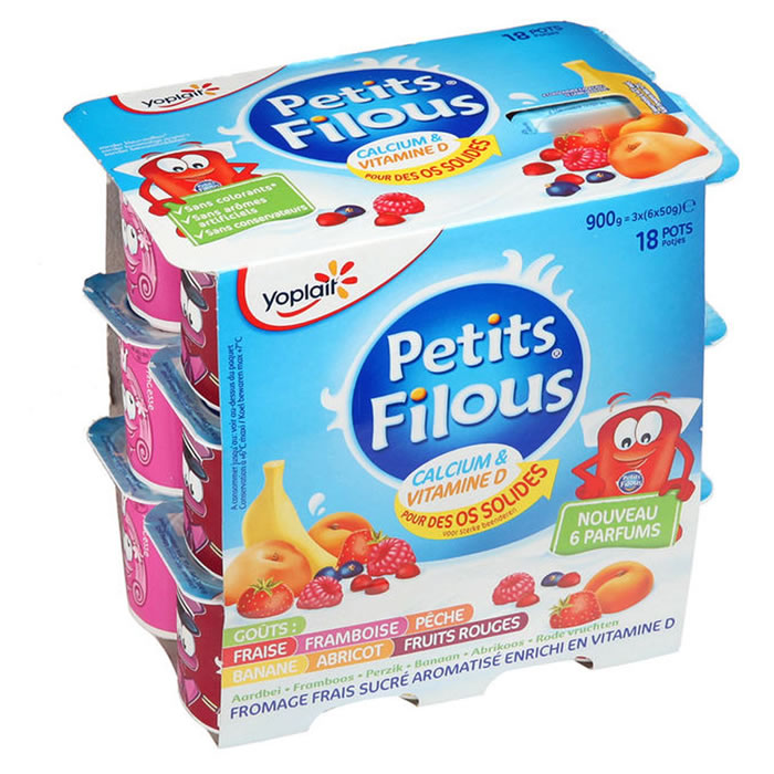 Petits Suisses aromatisés YOPLAIT 18 x 50 g Shoptimise