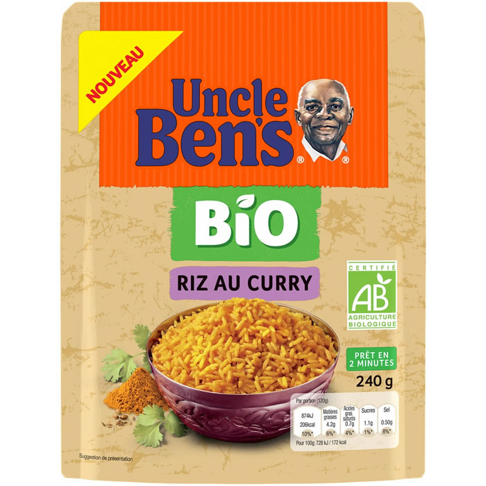 BEN'S Original Riz au curry micro-ondes bio