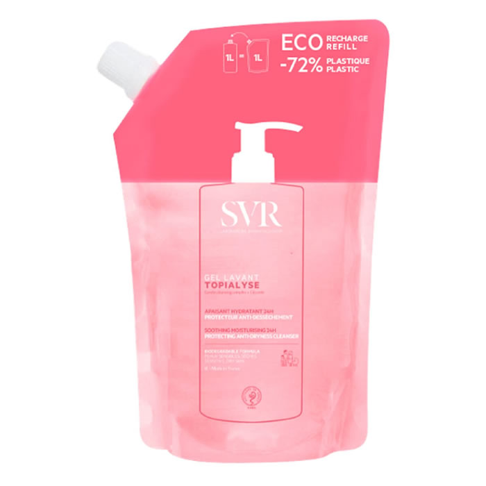 SVR Topialyse Recharge gel lavant apaisant, hydratant, anti dessèchement