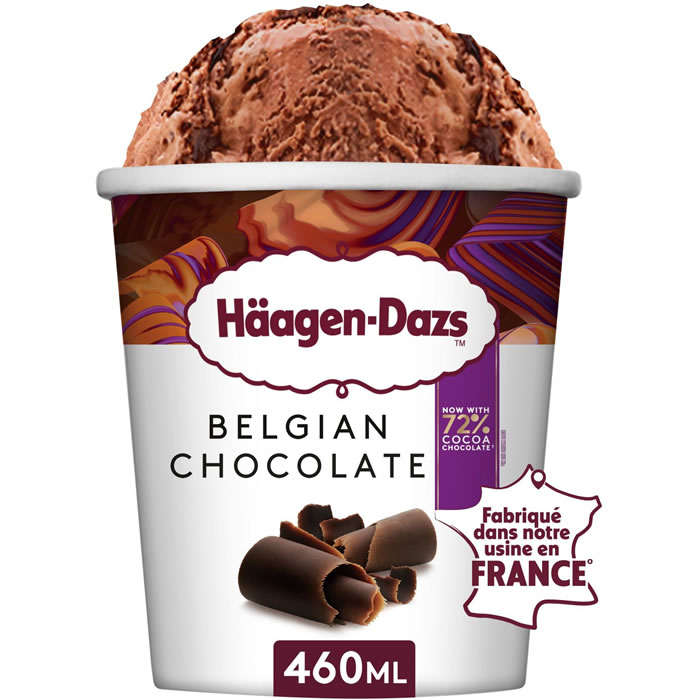 HÄAGEN-DAZS Crème glacée au chocolat noir et copeaux de chocolat
