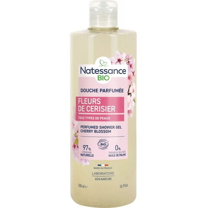 NATESSANCE Gel douche fleurs de cerisier