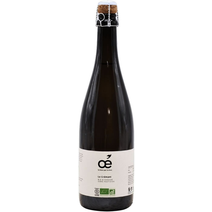 CREMANT D'ALSACE Oé Vin blanc effervescent brut AOP