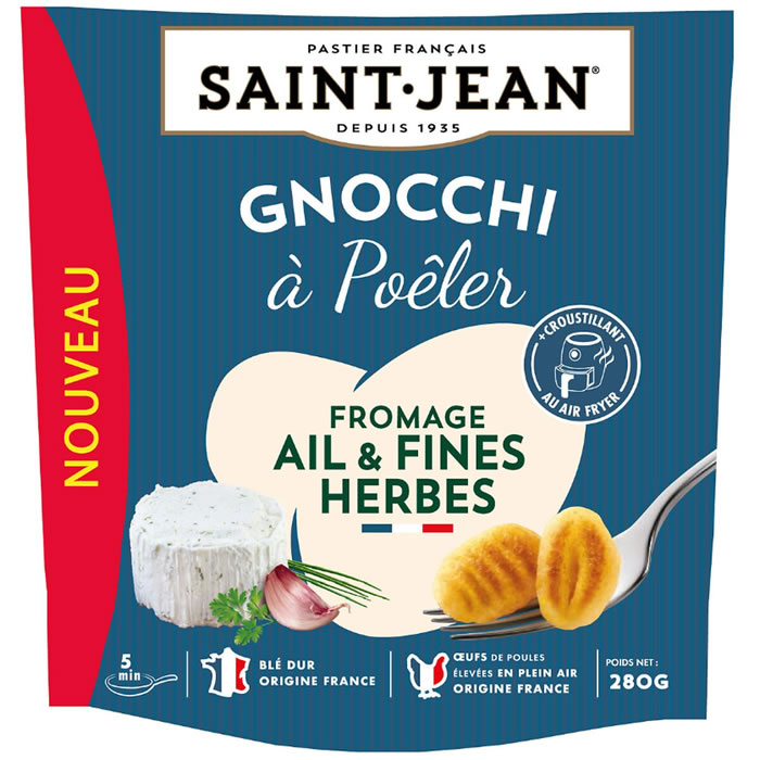SAINT JEAN Gnocchi de pomme de terre à poêler fourré au fromage et ail
