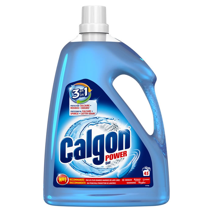 CALGON Power Gel 3 en 1 anti-calcaire résidus et odeurs