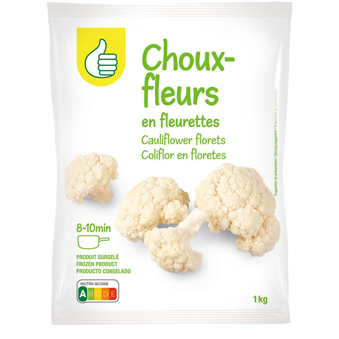 AUCHAN Essentiel Choux-fleurs en fleurettes