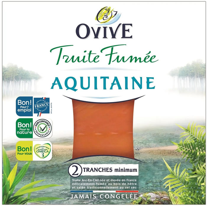 OVIVE Truite fumée Aquitaine