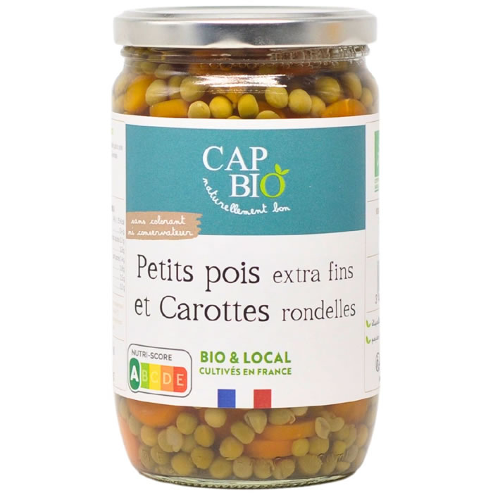 CAP BIO Petit pois carotte bio