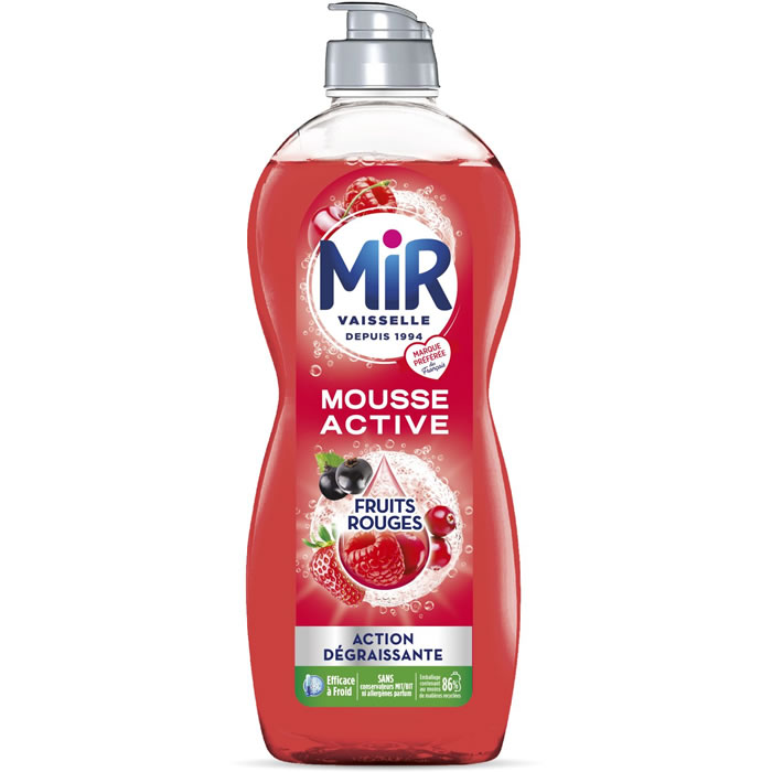 MIR Liquide vaisselle dégraissant aux fruits rouges
