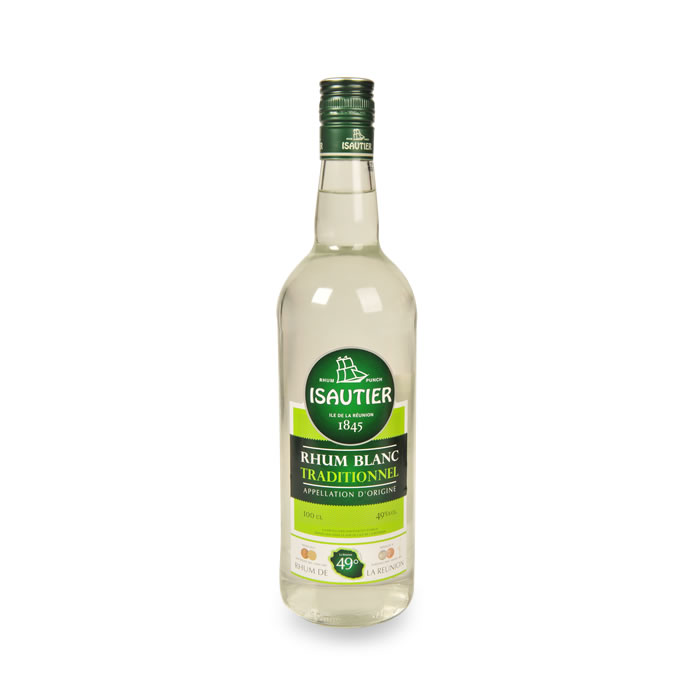 ISAUTIER Rhum blanc traditionnel 49%
