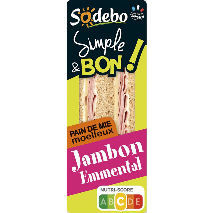 SODEBO Sandwich au jambon et emmental
