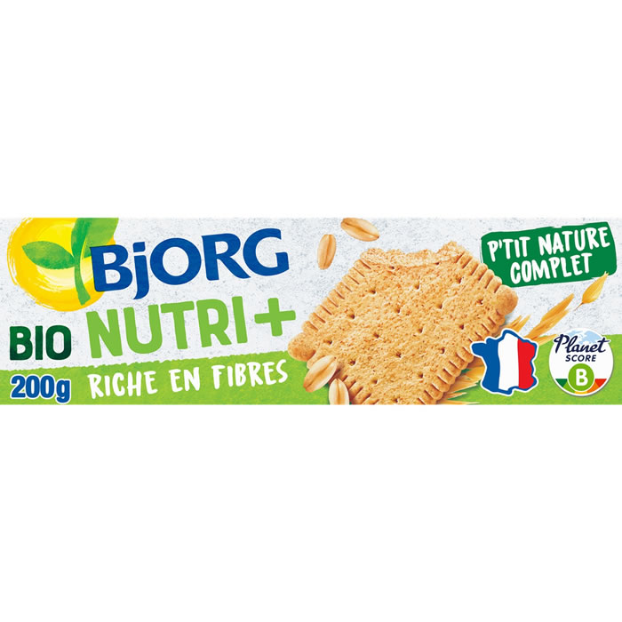 BJORG Biscuits à la farine complète bio