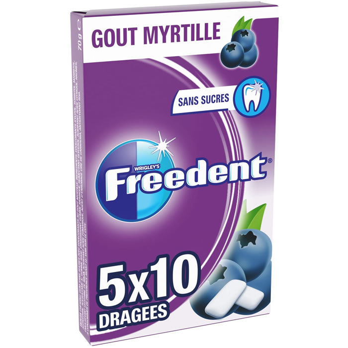 FREEDENT Chewing-gum à la myrtille