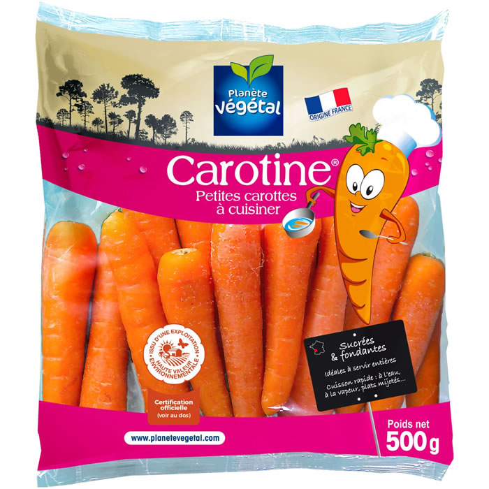 CAROTTE Petites carottes idéales à cuisiner entières