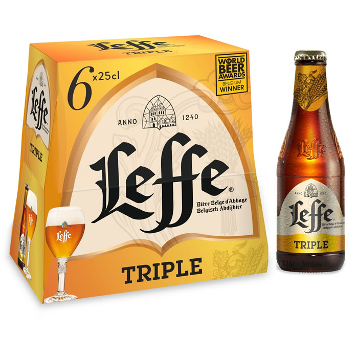 LEFFE Belge Bière blonde triple