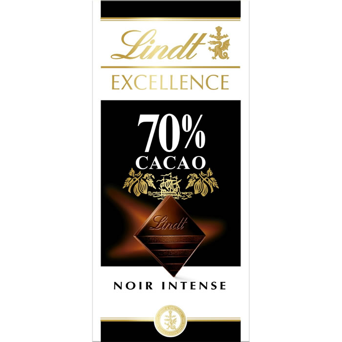 LINDT Excellence Tablette de chocolat noir 70%