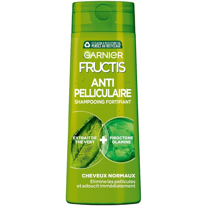 GARNIER Fructis Shampoing antipelliculaire au thé vert