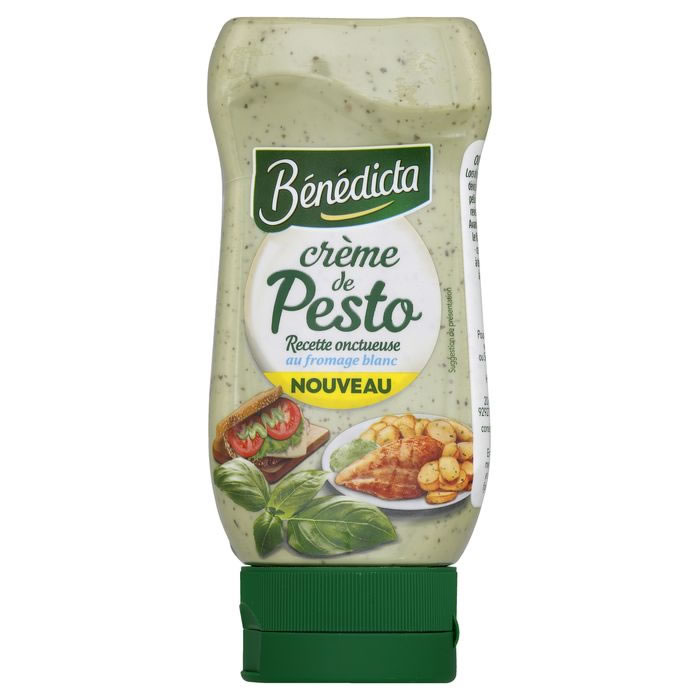 BENEDICTA Crème de pesto au fromage blanc