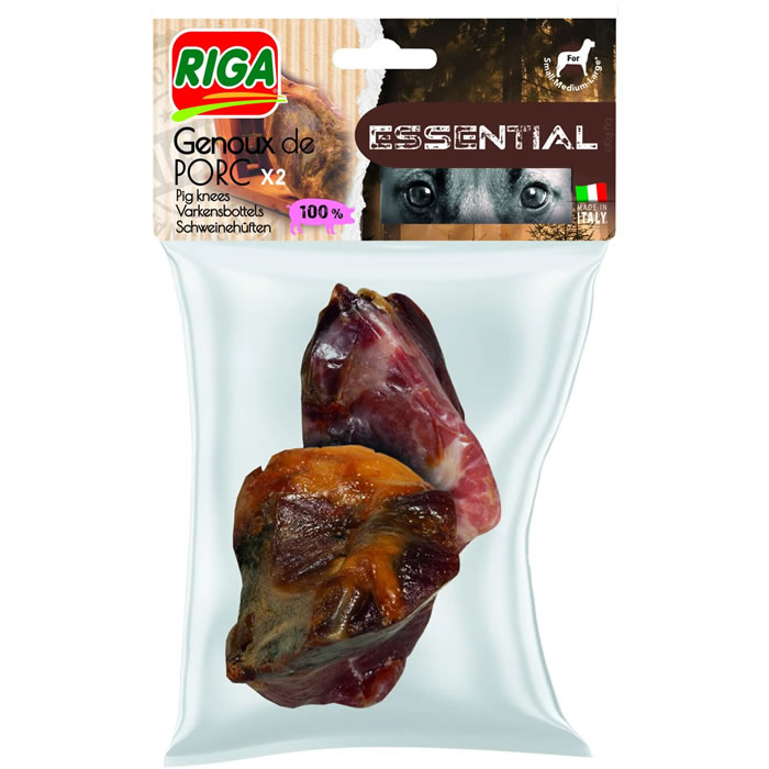 RIGA Essential Genoux de porc pour chien