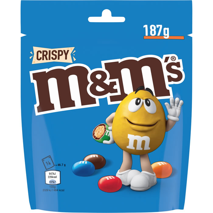 M&M'S Crispy Cacahuètes enrobées de chocolat