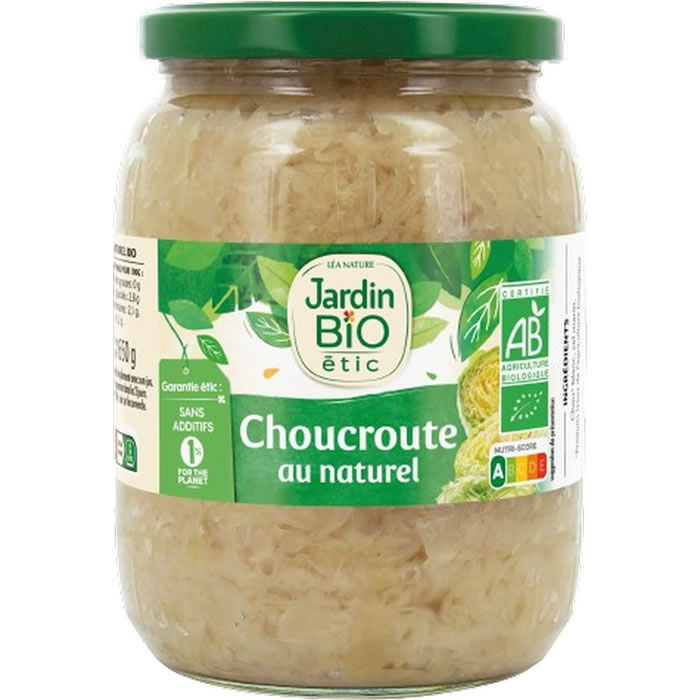 JARDIN BIO ETIC Choucroute au naturel bio