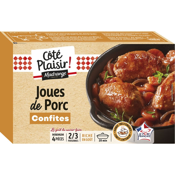 MADRANGE Côté Plaisir Joues de porc confites