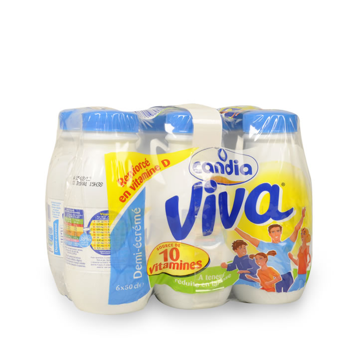 CANDIA Viva Lait vitaminé 1% M.G UHT