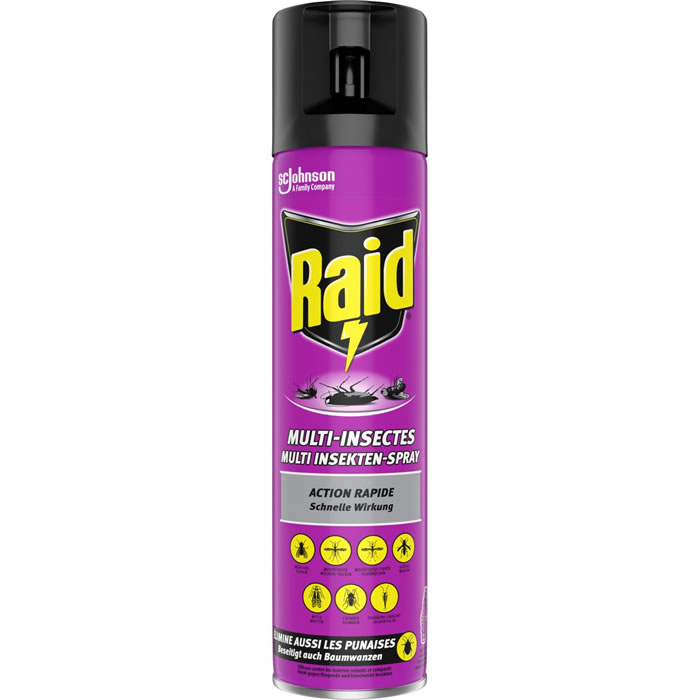 RAID Spray anti-insectes volants et rampants