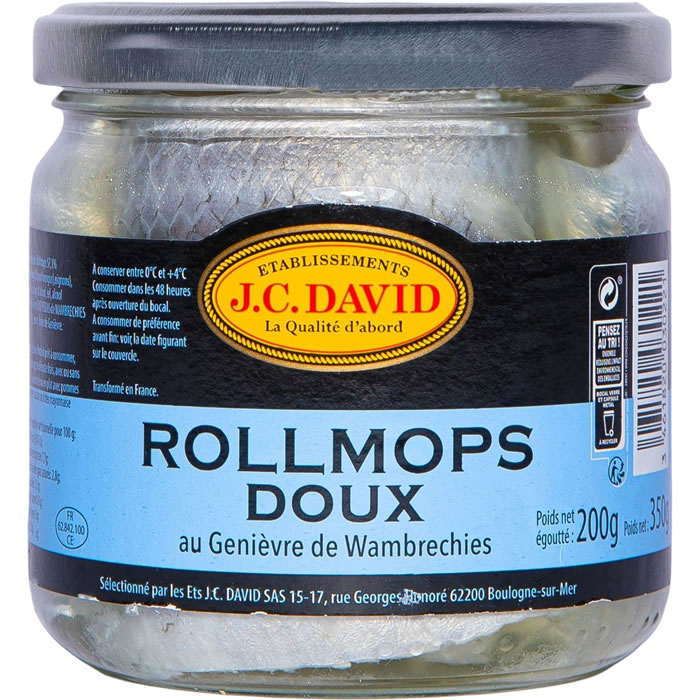 JC DAVID Rollmops doux aux baies et au genièvre