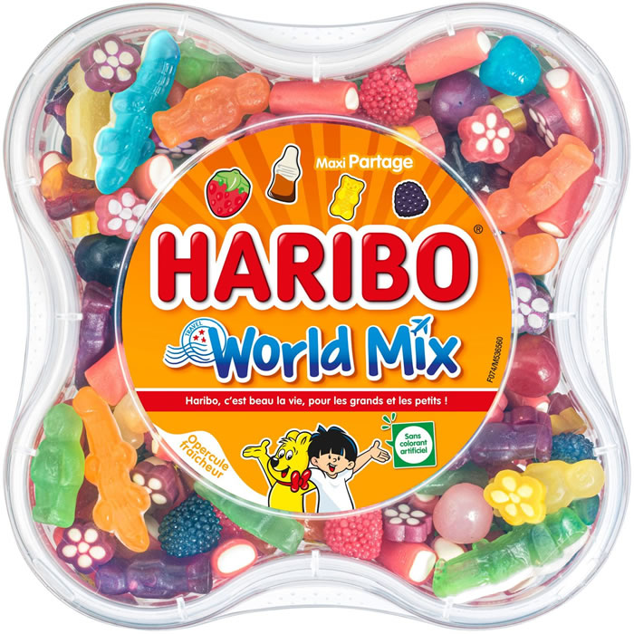 HARIBO World Mix Assortiment de bonbons