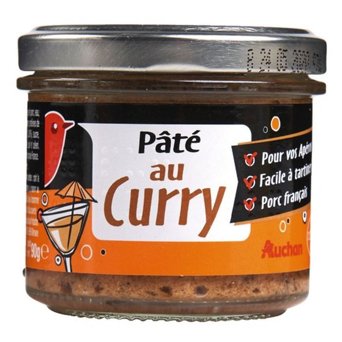 AUCHAN Pâté au curry