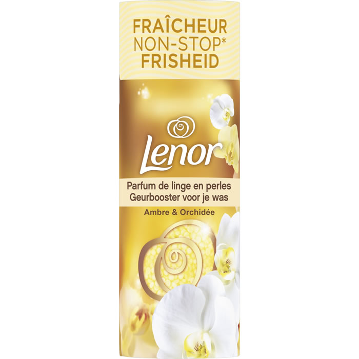 LENOR Parfum de linge en perles ambre et orchidée