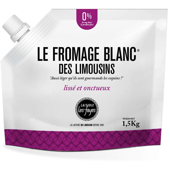 LAITERIE LES FAYES Fromage blanc 0% M.G