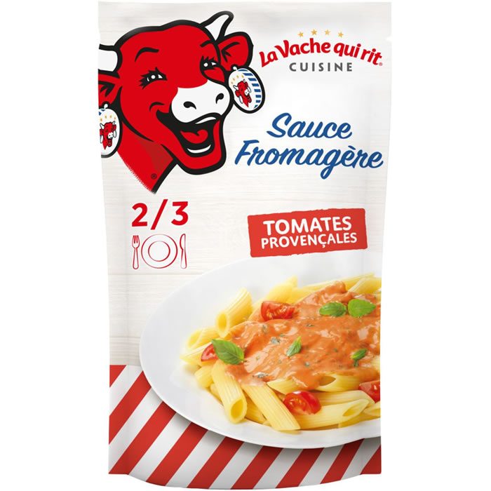 LA VACHE QUI RIT Cuisine Sauce fromagère aux tomates provençales
