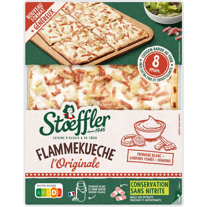 STOEFFLER Flammekueche fromage blanc, lardons et oignons