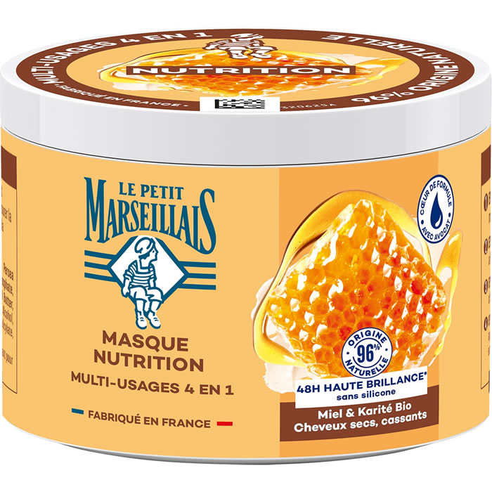 LE PETIT MARSEILLAIS Masque cheveux nutrition miel et karité