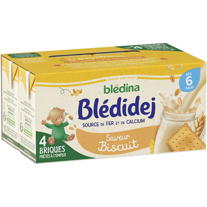 BLEDINA Blédidej Céréales lactées biscuité dès 6 mois