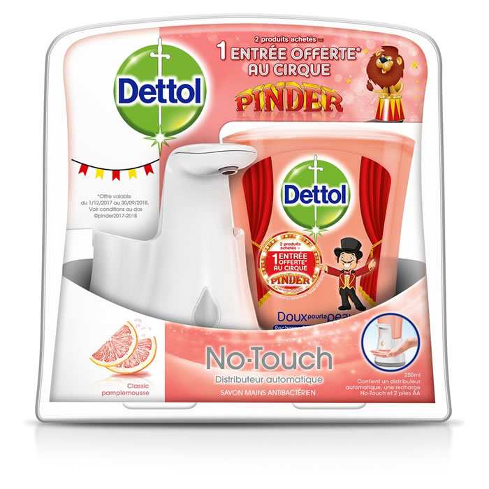 DETTOL Kit de distributeur automatique de savon