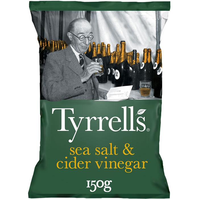 TYRRELLS Chips saveur vinaigre de cidre