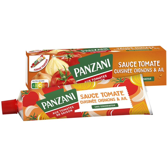 PANZANI Sauce tomate cuisinée à l'ail et oignon
