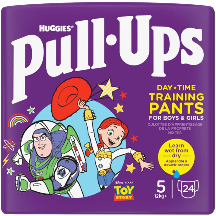 HUGGIES Pull-ups Couches culottes mixtes taille 5 (+12kg)