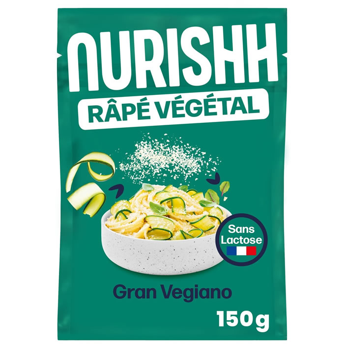 NURISHH Râpé végétal saveur gran vegiano à l'huile de coco