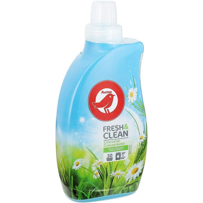AUCHAN fresh & Clean Lessive liquide concentrée printemps
