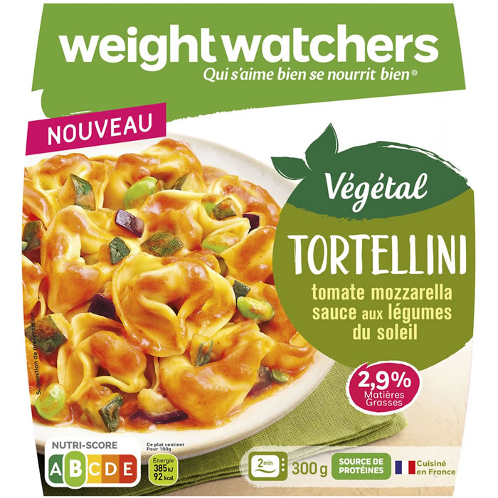 WEIGHT WATCHERS Tortellini à la tomate mozzarella et légumes micro-ondes