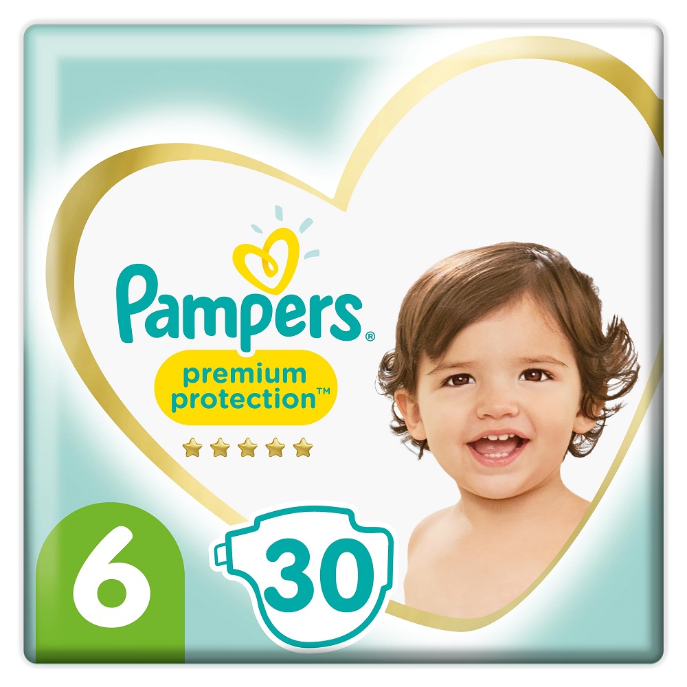 PAMPERS Premium Protection Couches Taille 6 (13 kg et +)