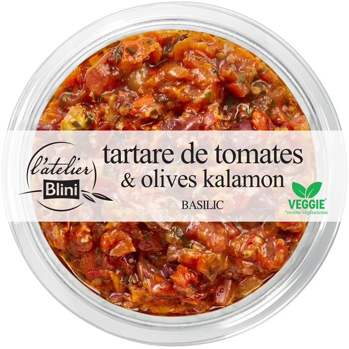 L'ATELIER BLINI Tartare de tomates et olives kalamon