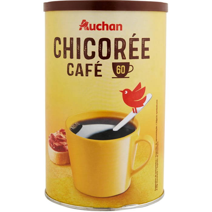 AUCHAN Café à la chicorée soluble